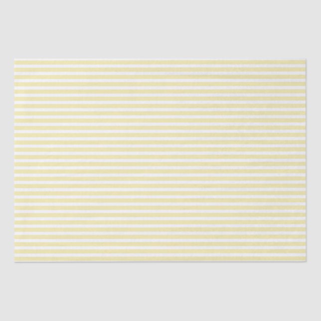Ivory White Stripes Patterns Weddings Birthday BBQ Tissue Paper (Front)