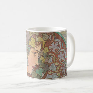 Ivy — Alphonse Mucha Coffee Mug