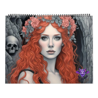 Ivy and Bat Collectable Fine Art  Calendar