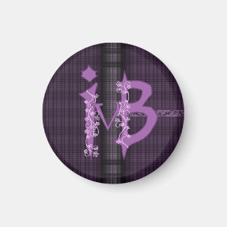 Ivy and Bat Custom Plaid Goth Magnet