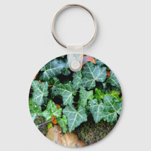 Ivy and field stone key ring