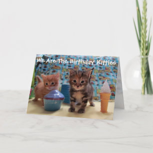 Ivy and Parker's Surprise - Cat Birthday Card