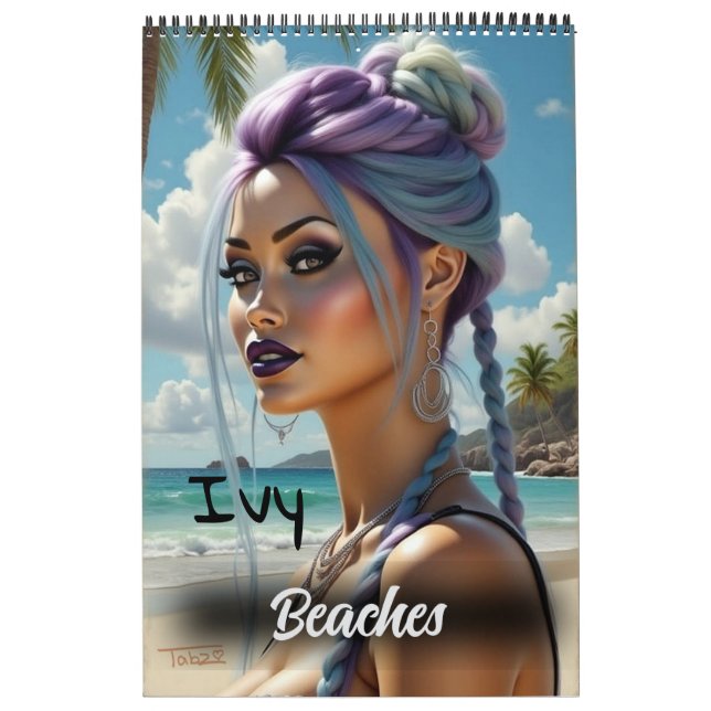Ivy Beaches Pinup Collectable Art Calendar (Cover)