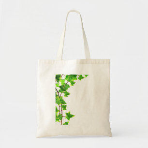Ivy Border Against A White Background Tote Bag