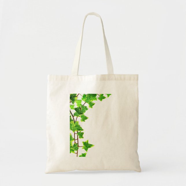 Ivy Border Against A White Background Tote Bag (Front)