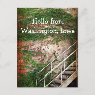 Ivy, Brick, and Stairs Postcard