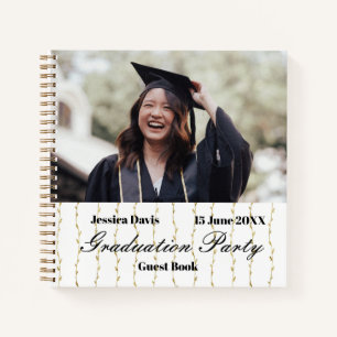 Ivy Classic Graduation Party Guest Sign in Notebook