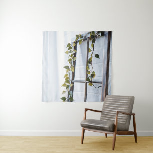 Ivy Garland Tapestry 57in Square Nature Decor