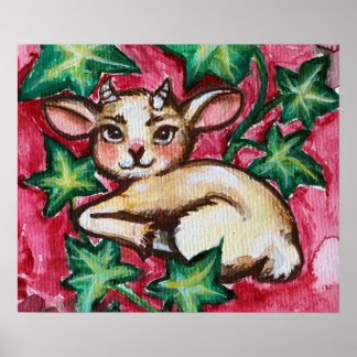 Ivy Goat Poster