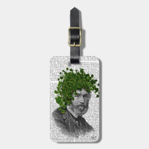 Ivy Head Plant Head Luggage Tag