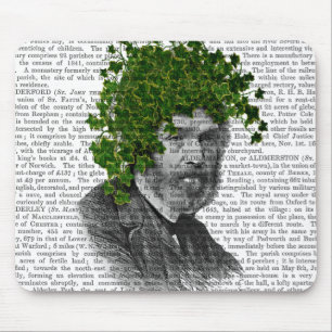 Ivy Head Plant Head Mouse Mat