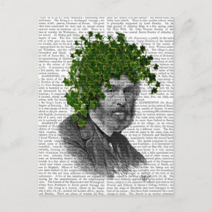 Ivy Head Plant Head Postcard