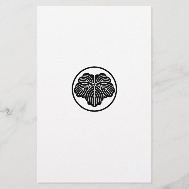 Ivy in the wheel stationery (Front)