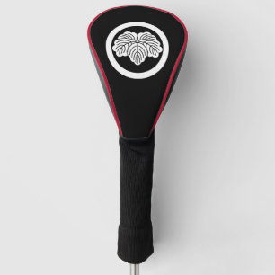 Ivy leaf in circle golf head cover
