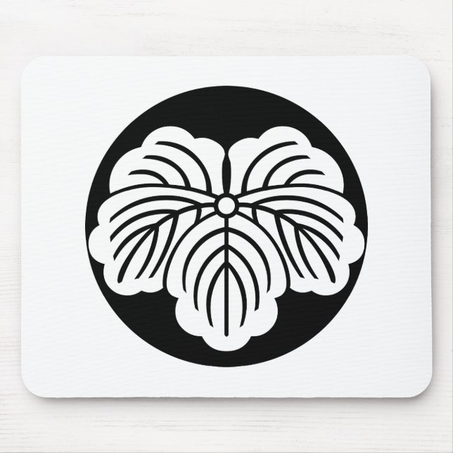 Ivy leaf in rice cake mouse mat (Front)