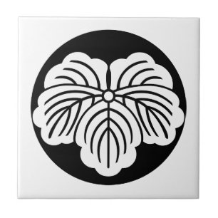 Ivy leaf in rice cake tile