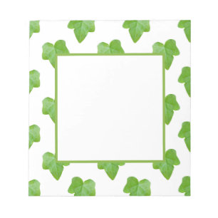 Ivy leaf Pattern Notepad