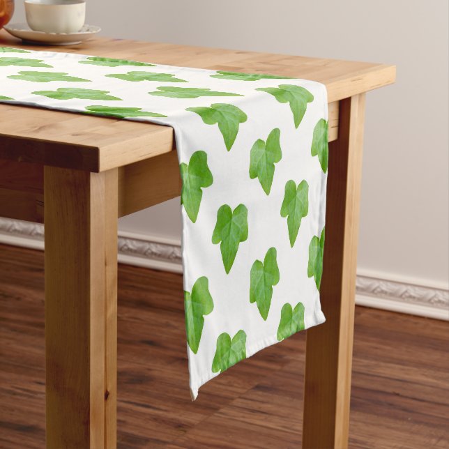 Ivy leaf Pattern Short Table Runner (In Situ)
