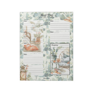 Ivy League 7 Day Meal Planner Notepad