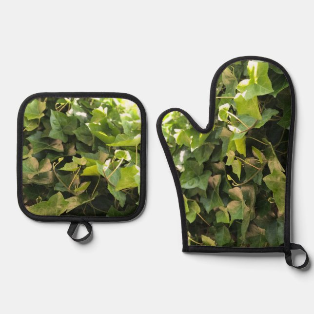 Ivy Oven Mitt & Pot Holder Set (Front)