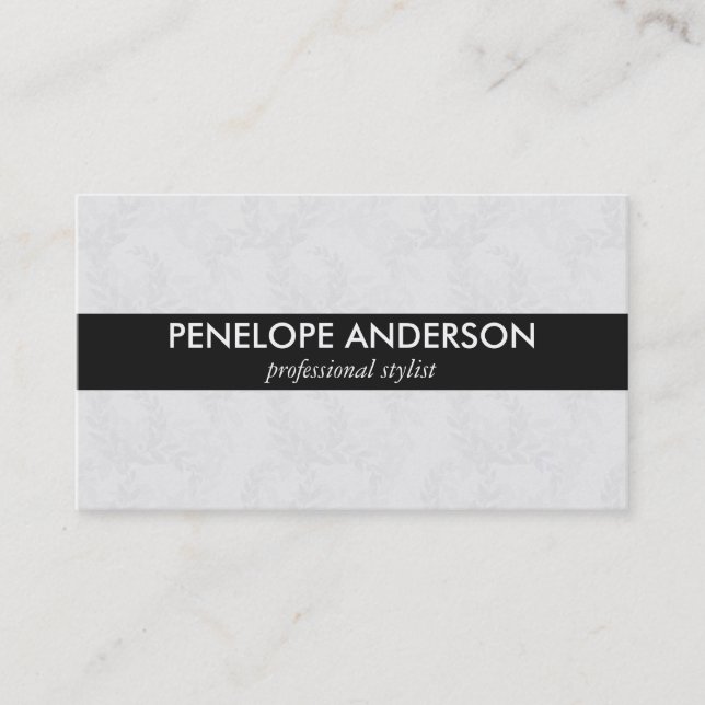 Ivy Pattern Business Card (Front)