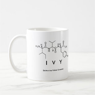 Ivy peptide name mug