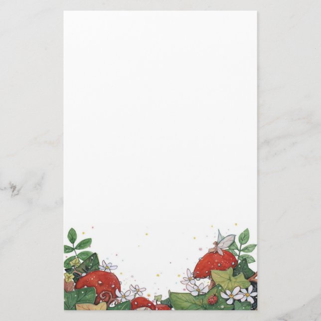 Ivy & Toadstool Illumination Stationery (Front)