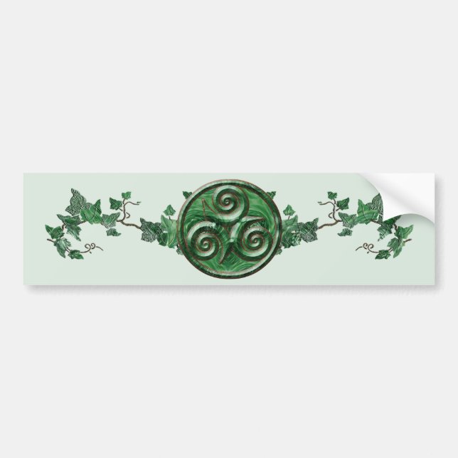 Ivy Triskel Bumper Sticker (Front)