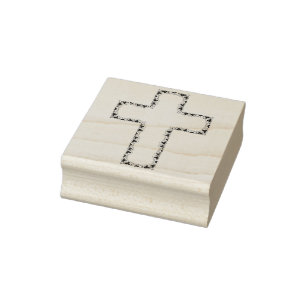 ivy vine cross art stamp