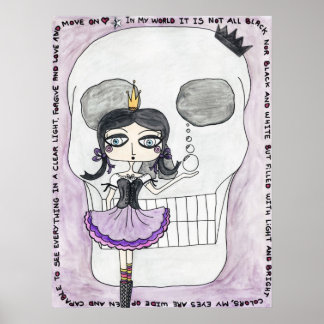 IWD GothGirlSceleton Poster