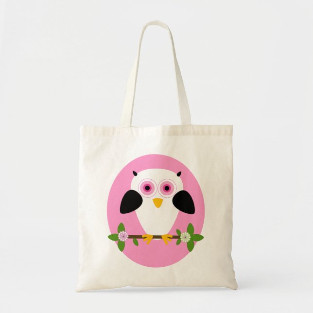 IWD Owl On a String Pink Bag (Front)