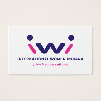 IWI Mini Information Card with Blue Back Side