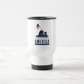 Iwo Jima America 250 Travel Mug