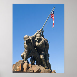 Iwo Jima -  Frontal View Poster