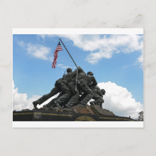Iwo Jima Memorial in Washington DC Postcard