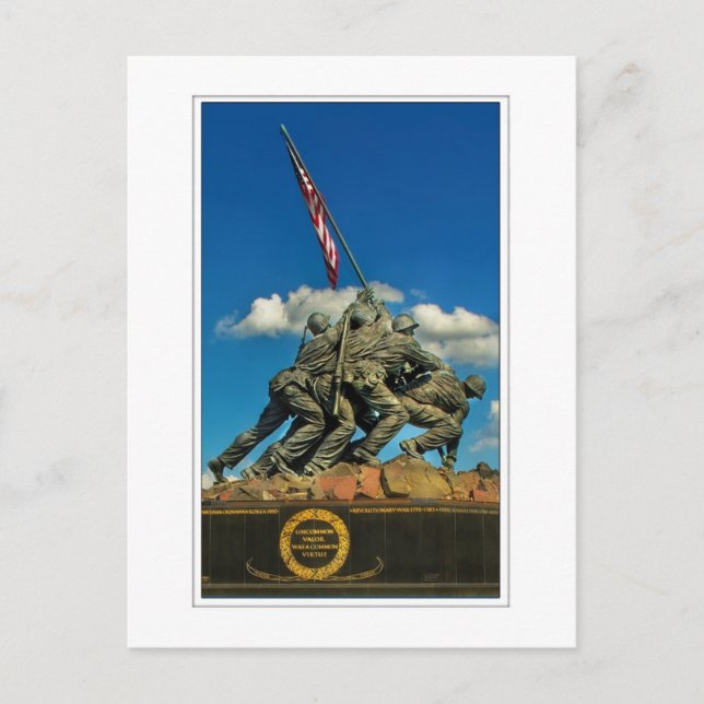Iwo Jima Memorial Postcard (Front)