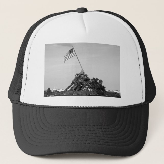 Iwo Jima Memorial Trucker Hat (Front)