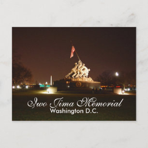 Iwo Jima Memorial, Washington D.C. Postcard