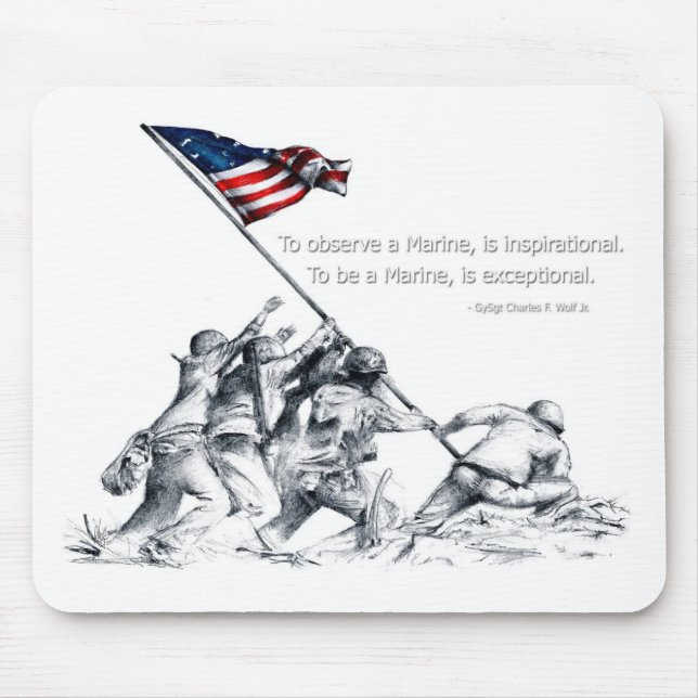 Iwo Jima Mouse Mat (Front)