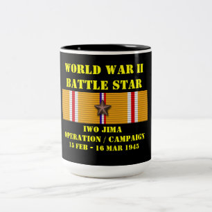 Iwo Jima Operation Campaign Two-Tone Coffee Mug