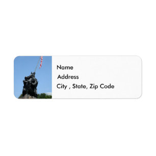 Iwo Jima Return Address Label
