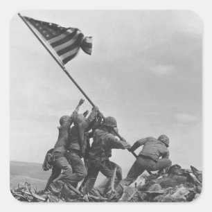 Iwo Jima Square Sticker