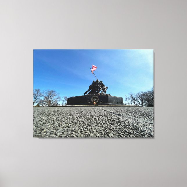 Iwo Jima Stretched Canvas Print (Front)