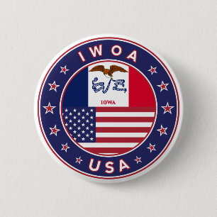 Iwoa 6 Cm Round Badge