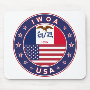 Iwoa Mouse Mat