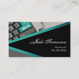 iWrite - Novelist Writer Editor Business Card