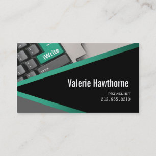 iWrite - Novelist Writer Editor Business Card