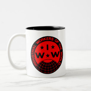 IWW, Wobblies - One Big Union Two-Tone Coffee Mug