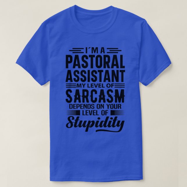 Ix27m A Pastoral Assistant 2 T-Shirt (Design Front)