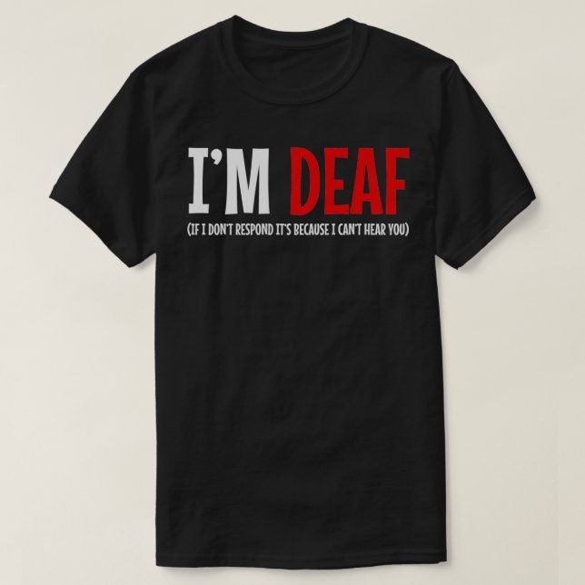 Ix27m Deaf American Sign Language ASL Teacher Inte T-Shirt (Design Front)